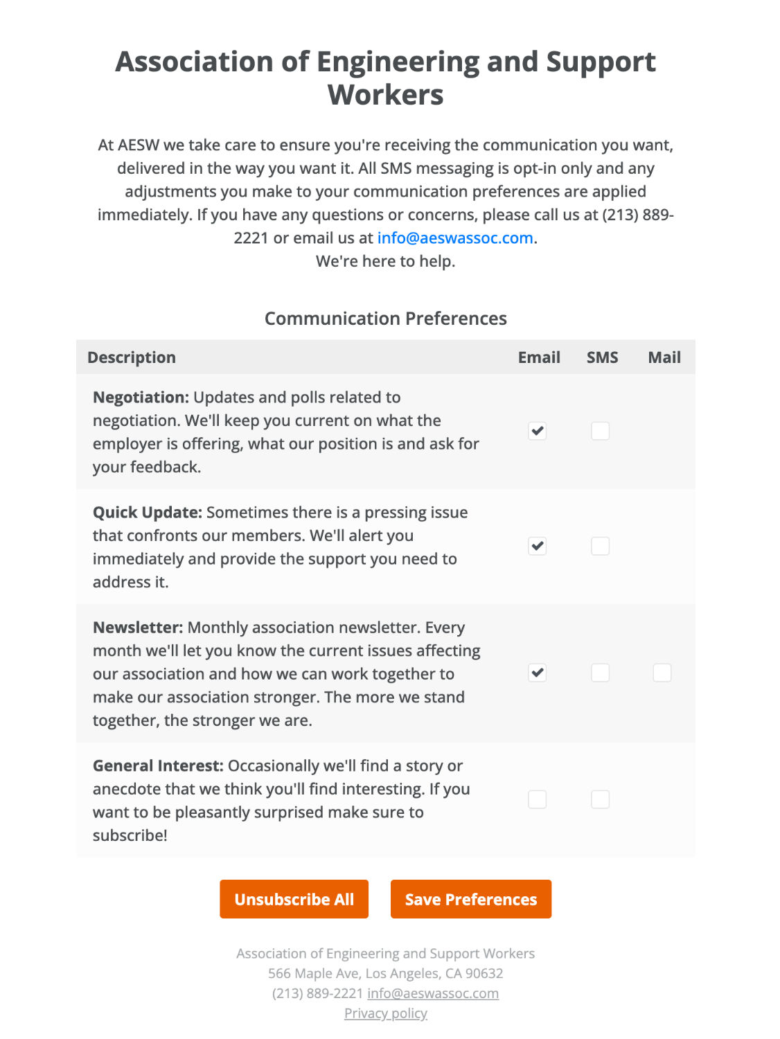 vendor products may be provided to members
